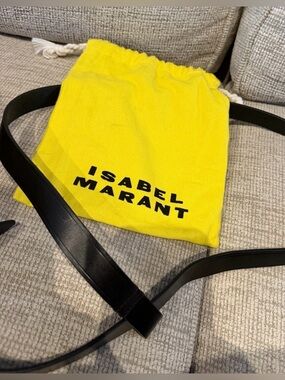 Isabel Marant Black Leather Belt